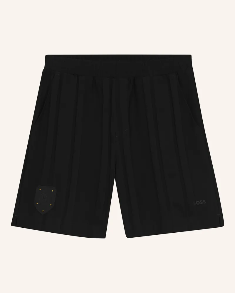 HUGO BOSS Casual Hose Jt_Bb Bc Lux Huxley Regular Fit schwarz Schwarz