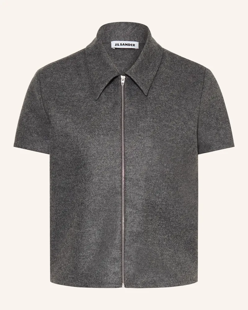Jil Sander Blusenshirt grau Grau