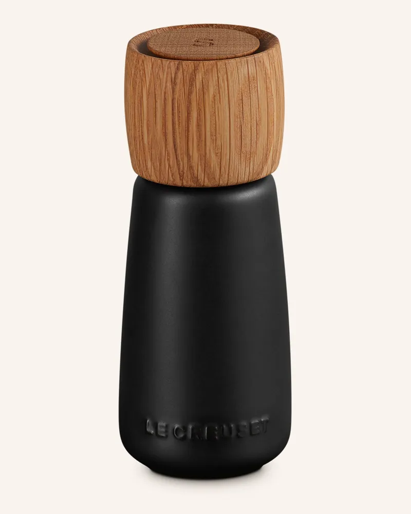 Le Creuset Salzmühle Premium schwarz Schwarz
