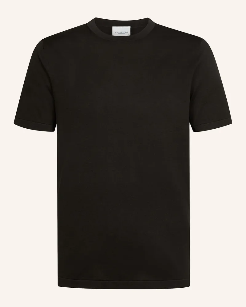 Profuomo T-Shirt braun Dunkelbraun