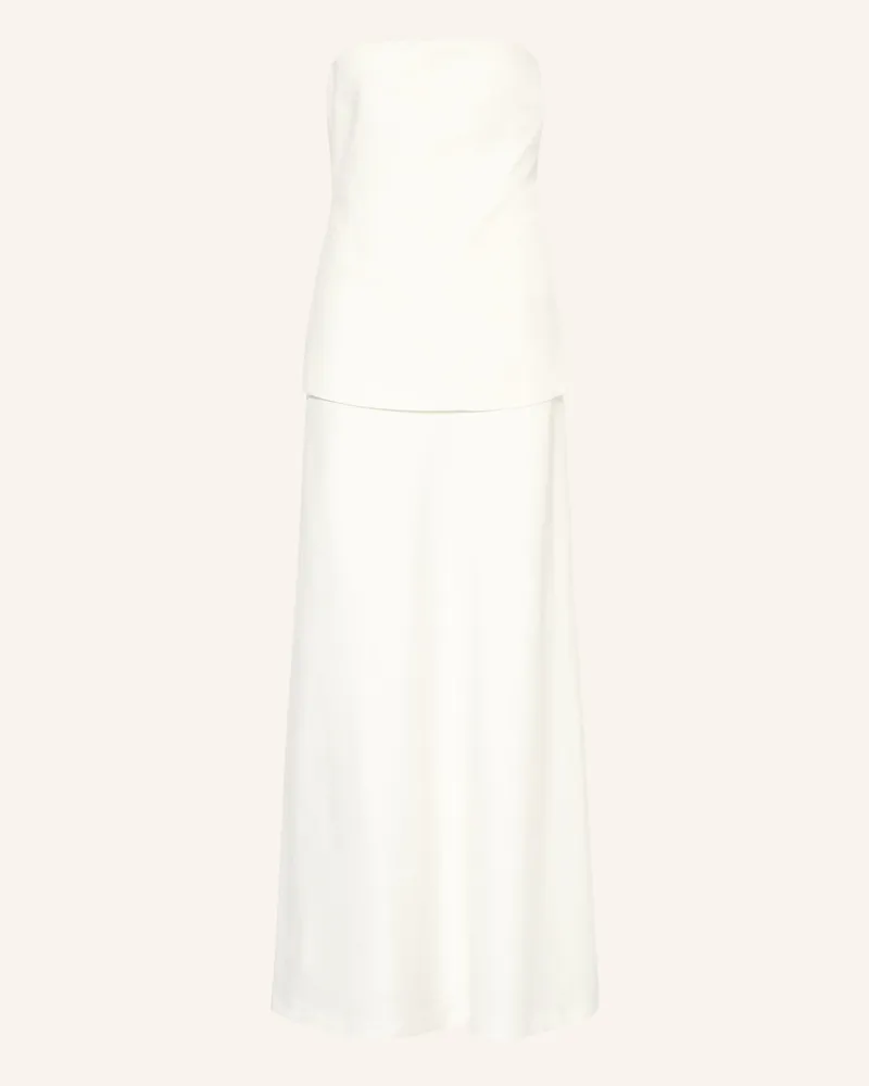 Mrs & HUGS Off-Shoulder-Kleid Weiss