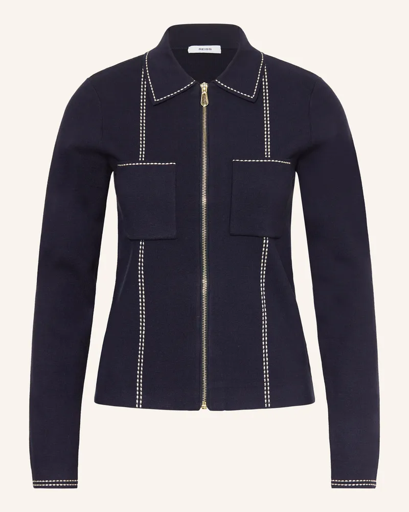 Reiss Strickjacke IVY Dunkelblau