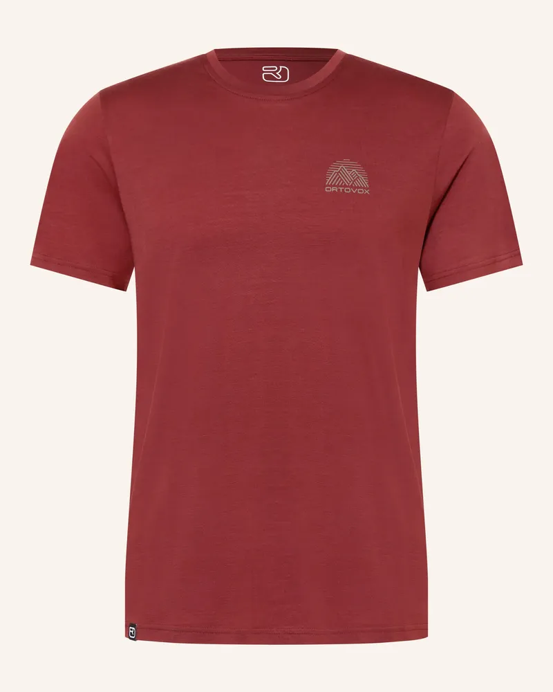 Ortovox T-Shirt 120 Cool Tec Mtn rot Dunkelrot