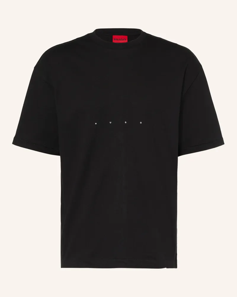 HUGO BOSS T-Shirt Devrolo schwarz Schwarz