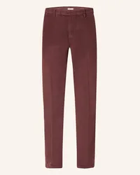 Boglioli Cordhose Slim Fit Rot