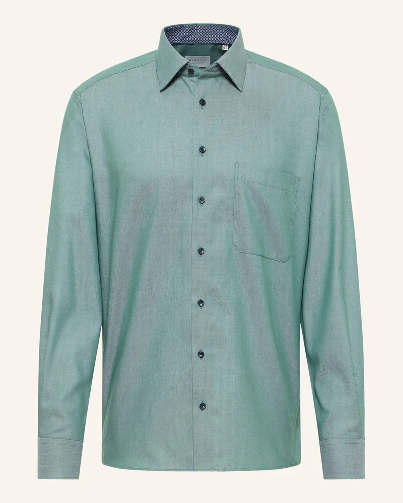 Eterna Hemd Comfort Fit Grün