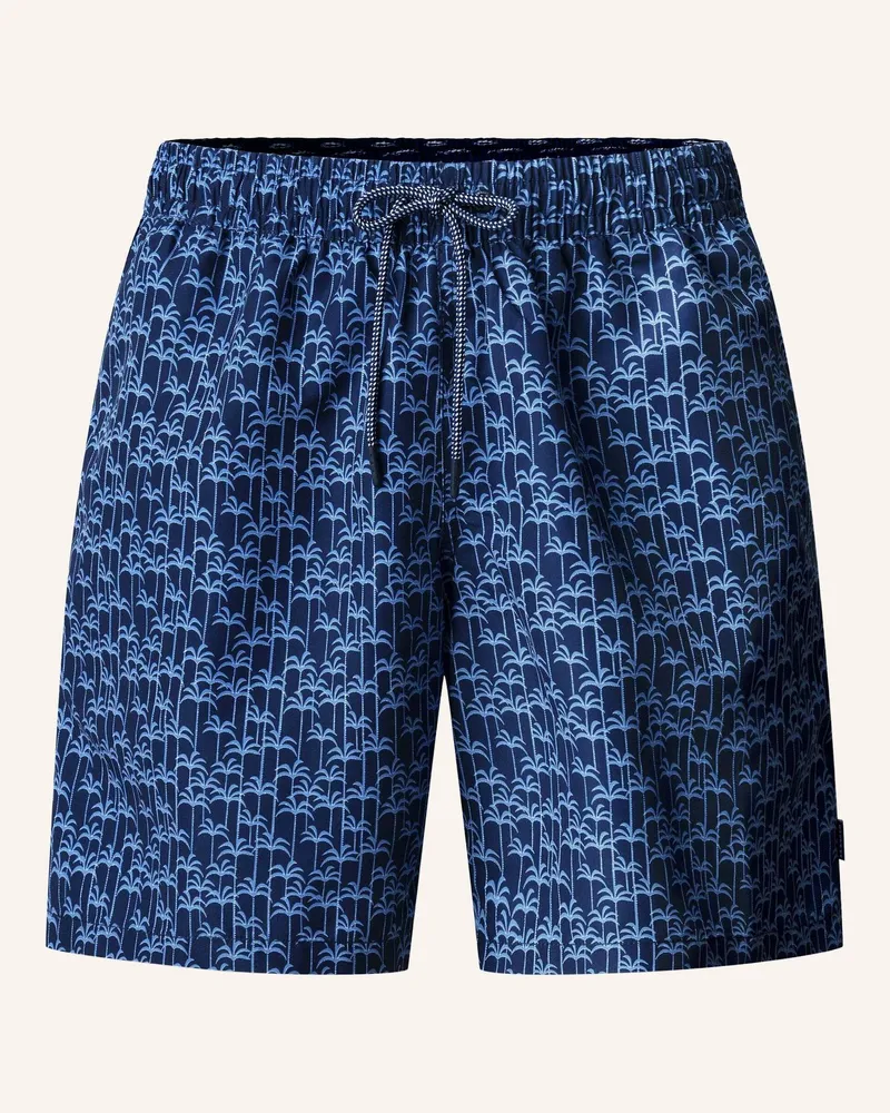 Hackett Badeshorts Palms blau Blau