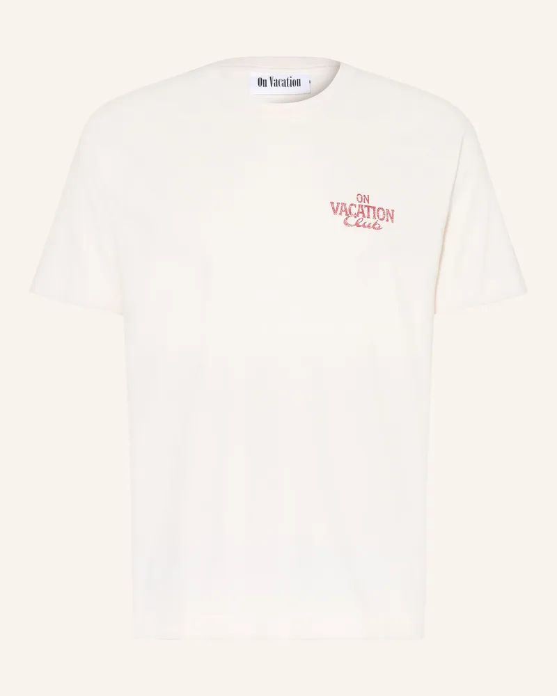 On Vacation T-Shirt beige Creme