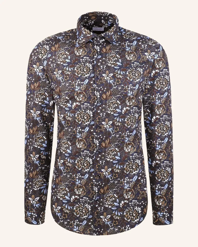 Seidensticker Business Hemd Shaped Fit Braun