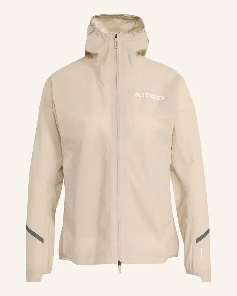 adidas Terrex Xperior 2.5 Layer Light Climaproof Jacke braun Beige