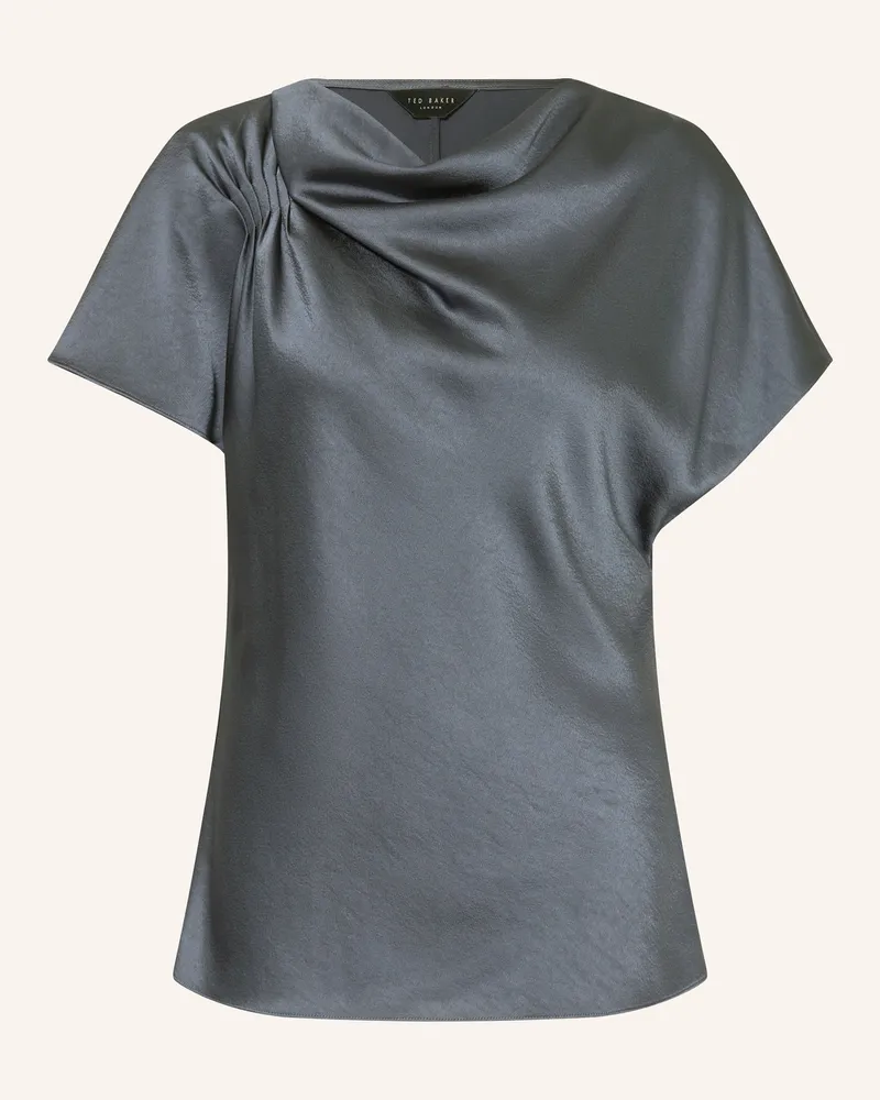 Ted Baker Blusenshirt Cammilo Aus Satin grau Blaugrau