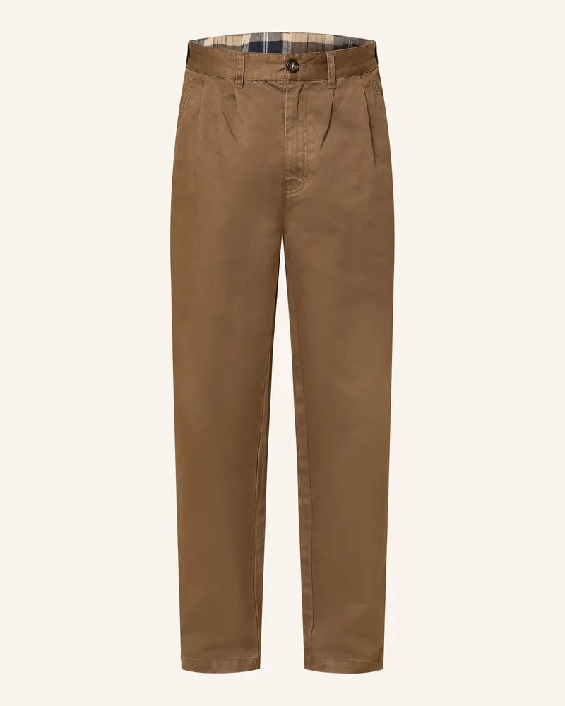 Barbour Chino Yorklane Regular Fit braun Braun