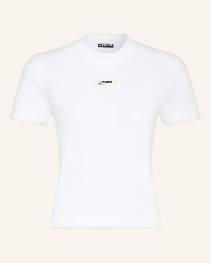 Jacquemus T-Shirt LE TSHIRT GROS GRAIN Weiss