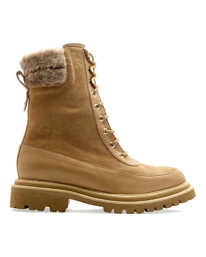 Lottusse Schnürstiefel Covent beige Nude