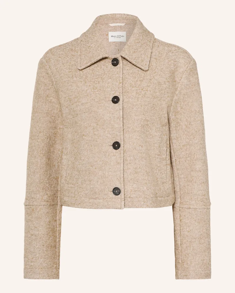 Marc O'Polo Kastenjacke grau Camel