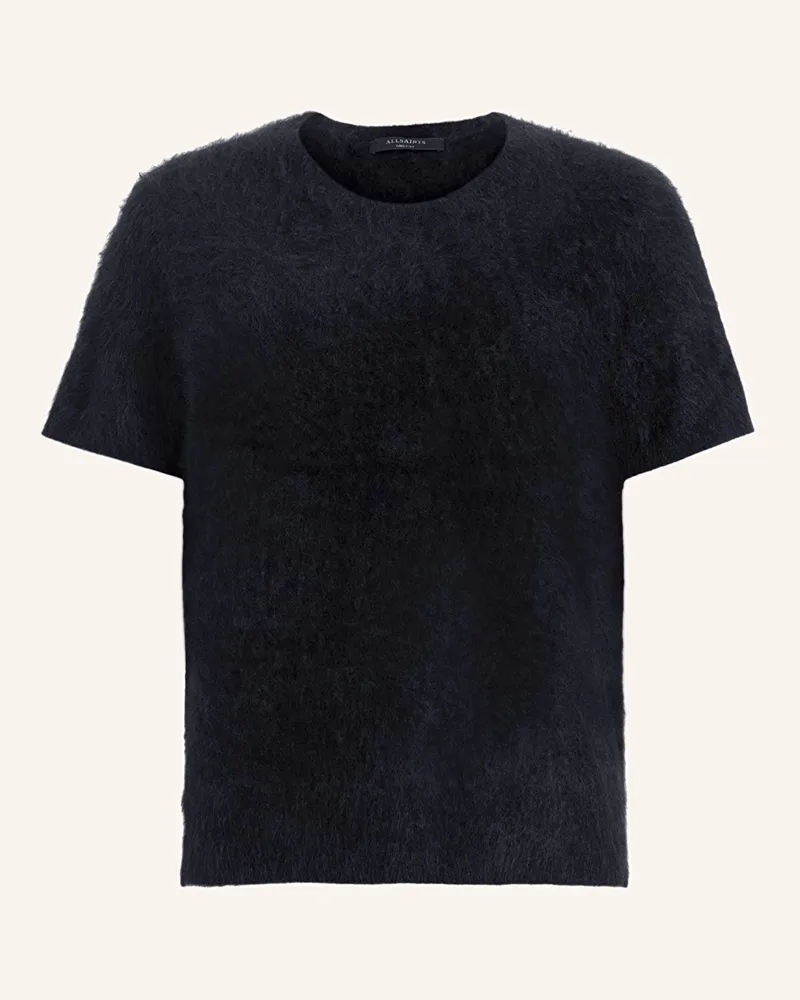 AllSaints Strickshirt REBEL aus Cashmere Schwarz