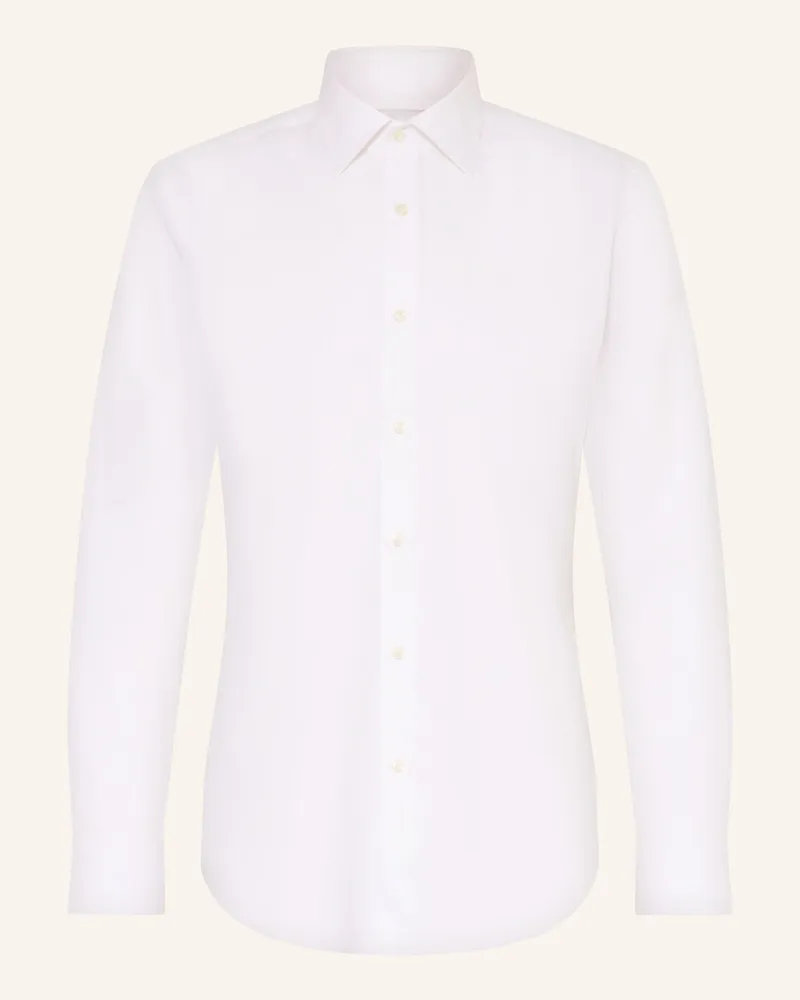 HUGO BOSS Hemd HANK Slim Fit Ecru