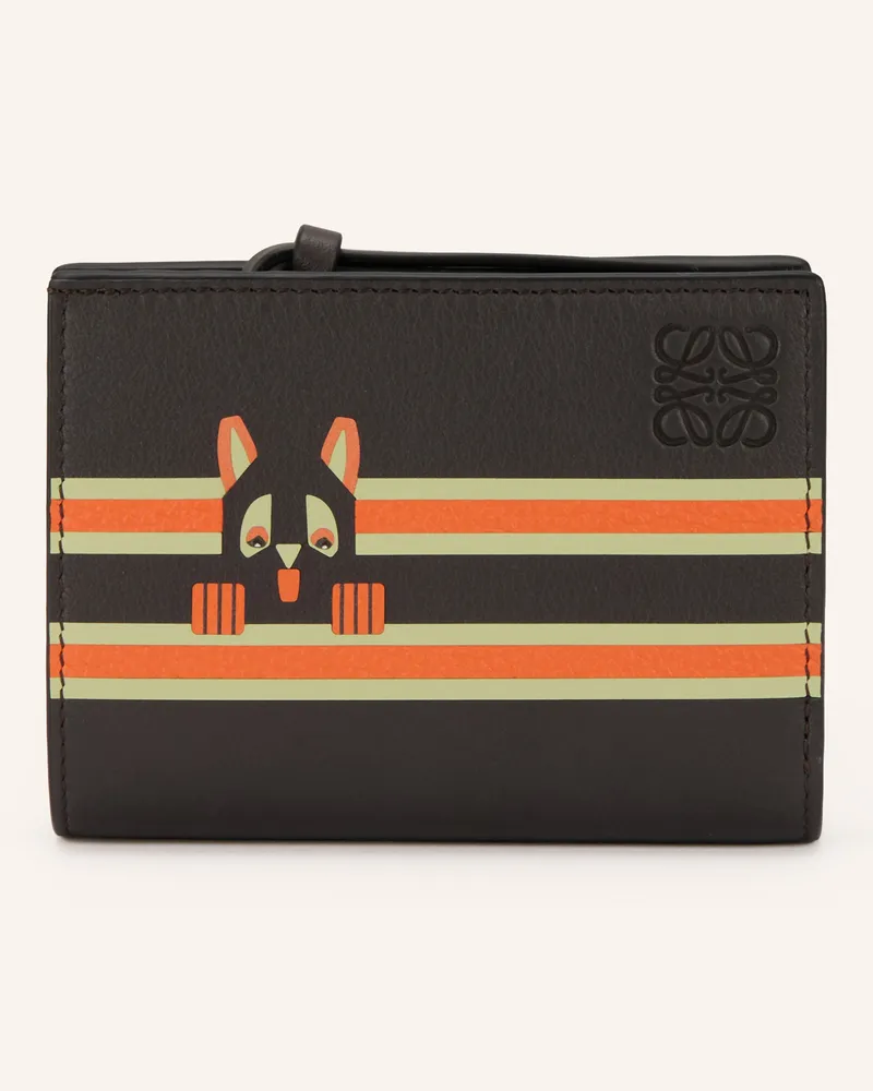 Loewe Geldbörse Futurist Cat braun Dunkelbraun