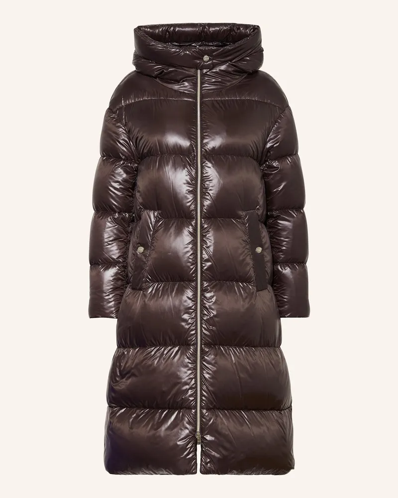 Herno Daunenmantel braun Dunkelbraun