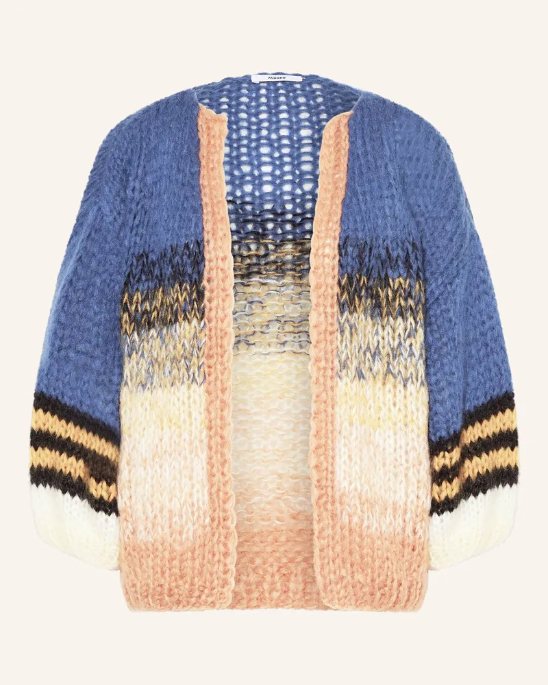 MAIAMI Strickhülle aus Mohair Blau