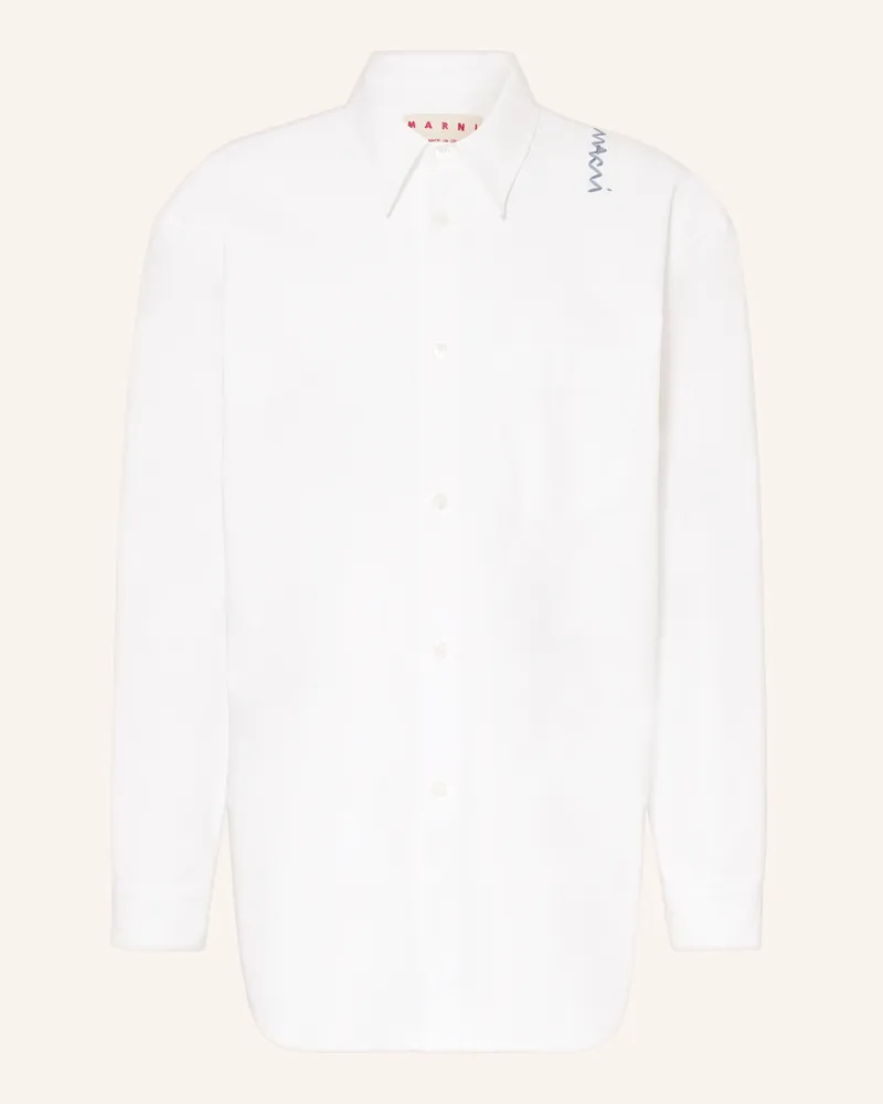 Marni Oxfordhemd Comfort Fit Weiss