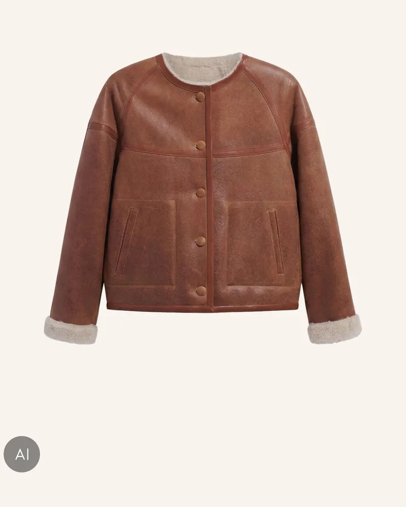 Gerard Darel Jacke Fawn braun Braun