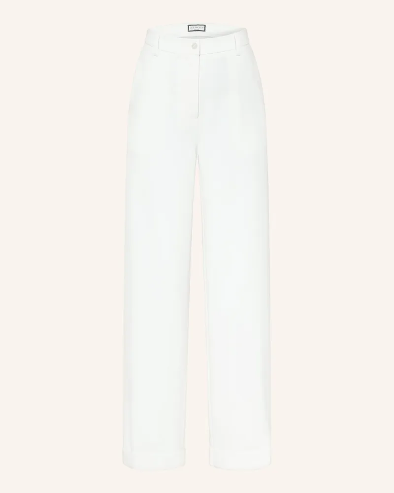 SEM PER LEI Marlenehose weiss Creme