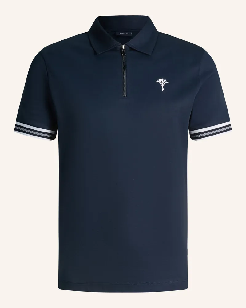 JOOP! Zip-Poloshirt Dunkelblau
