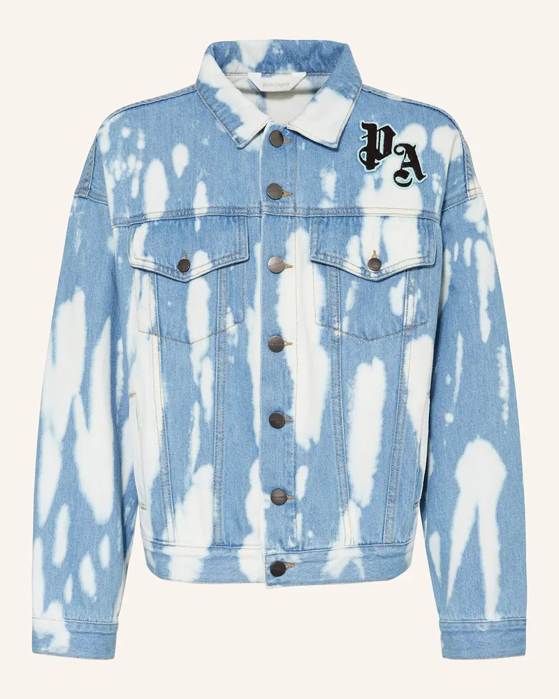 Palm Angels Jeansjacke Blau