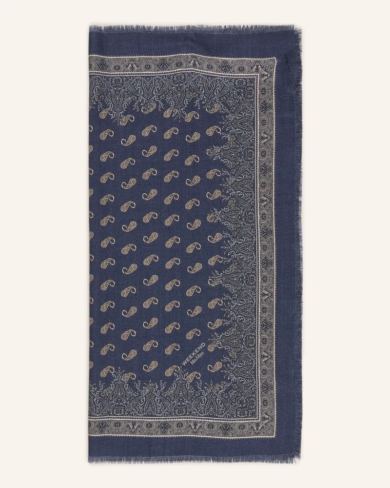 Max Mara Tuch Camice blau Blau