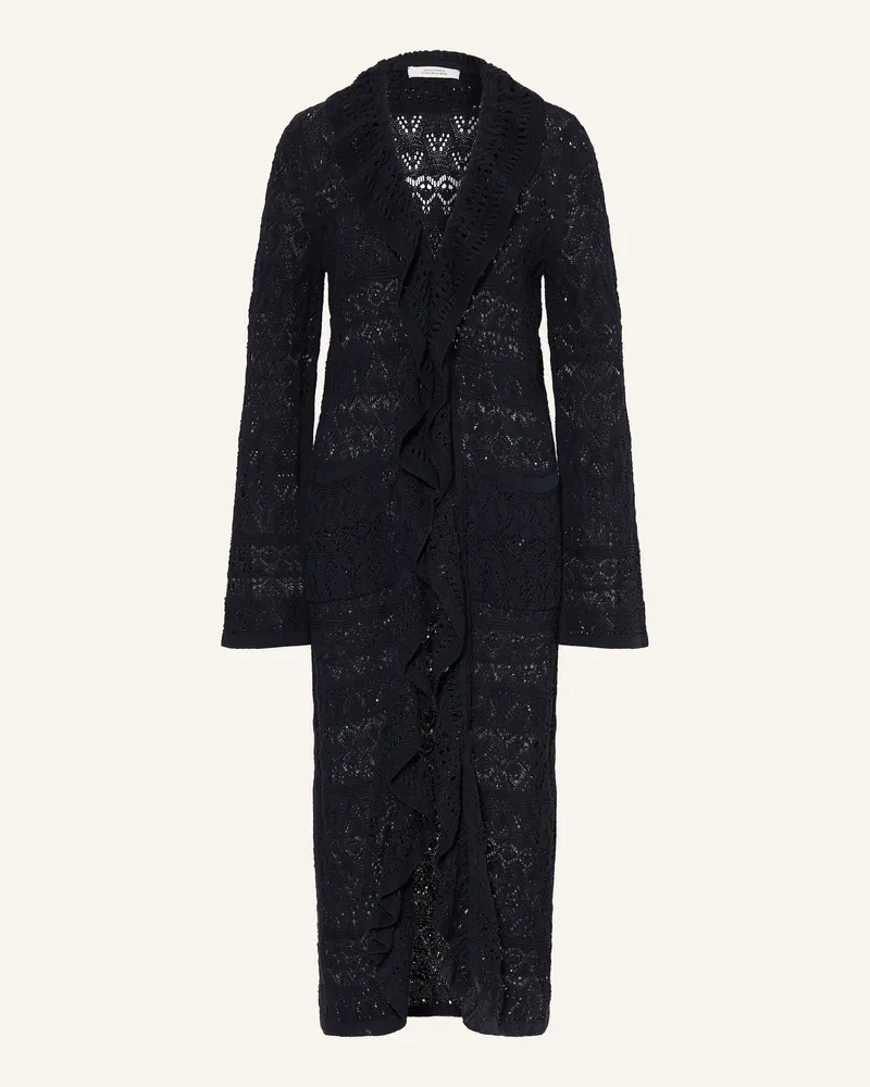 Dorothee Schumacher Strickhülle Bohemian Lace Mit Volants blau Dunkelblau