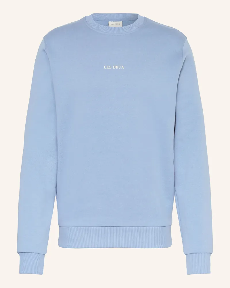 LES DEUX Sweatshirt Andrew blau Hellblau