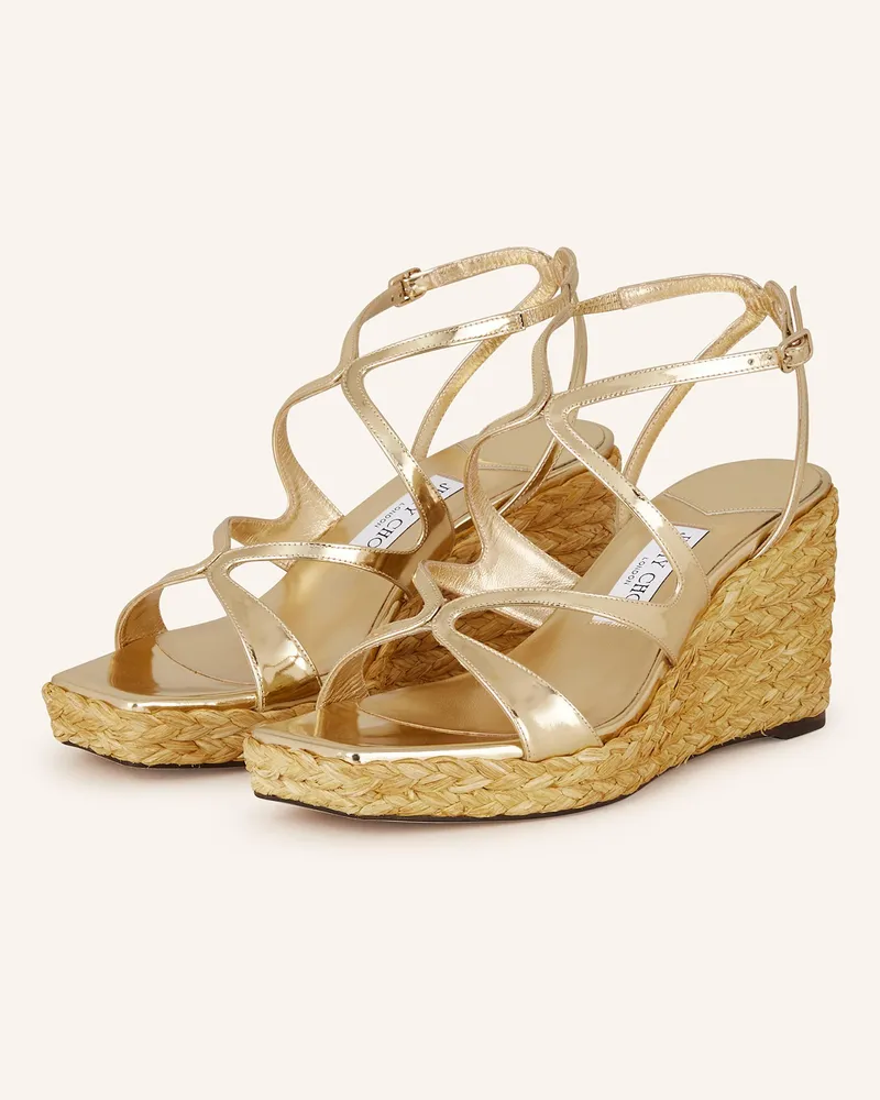 Jimmy Choo Wedges AYLA 85 Gold