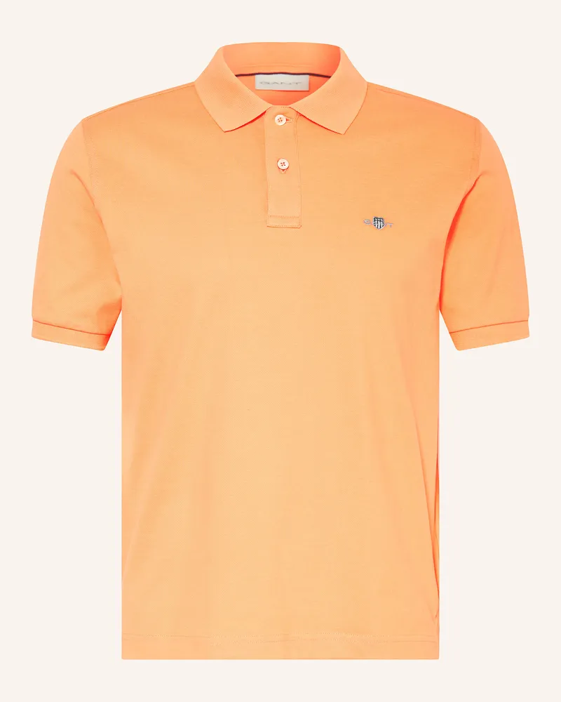 Gant Piqué-Poloshirt Hellorange