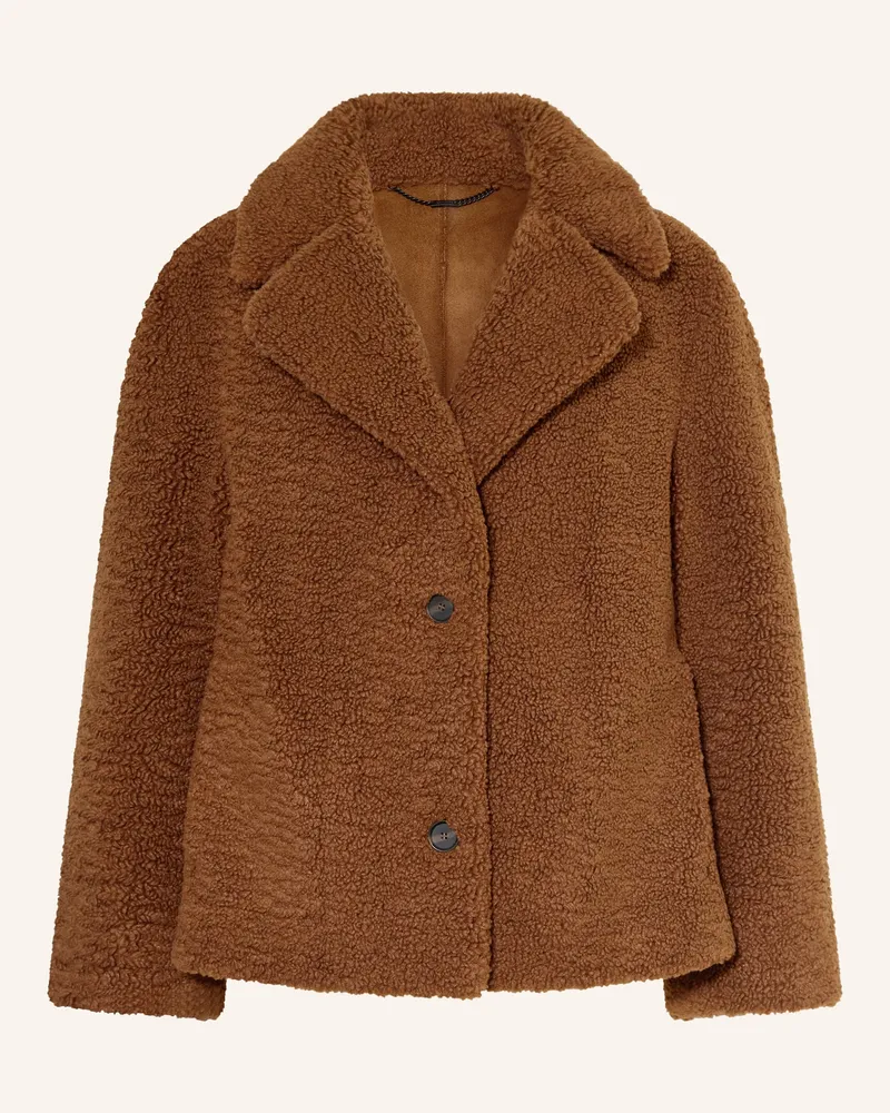 AllSaints Teddyfell-Jacke Eddie braun Braun