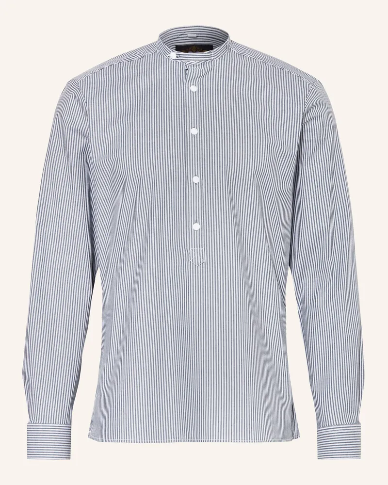 Hammerschmid Trachtenhemd Slim Fit mit Stehkragen Grün