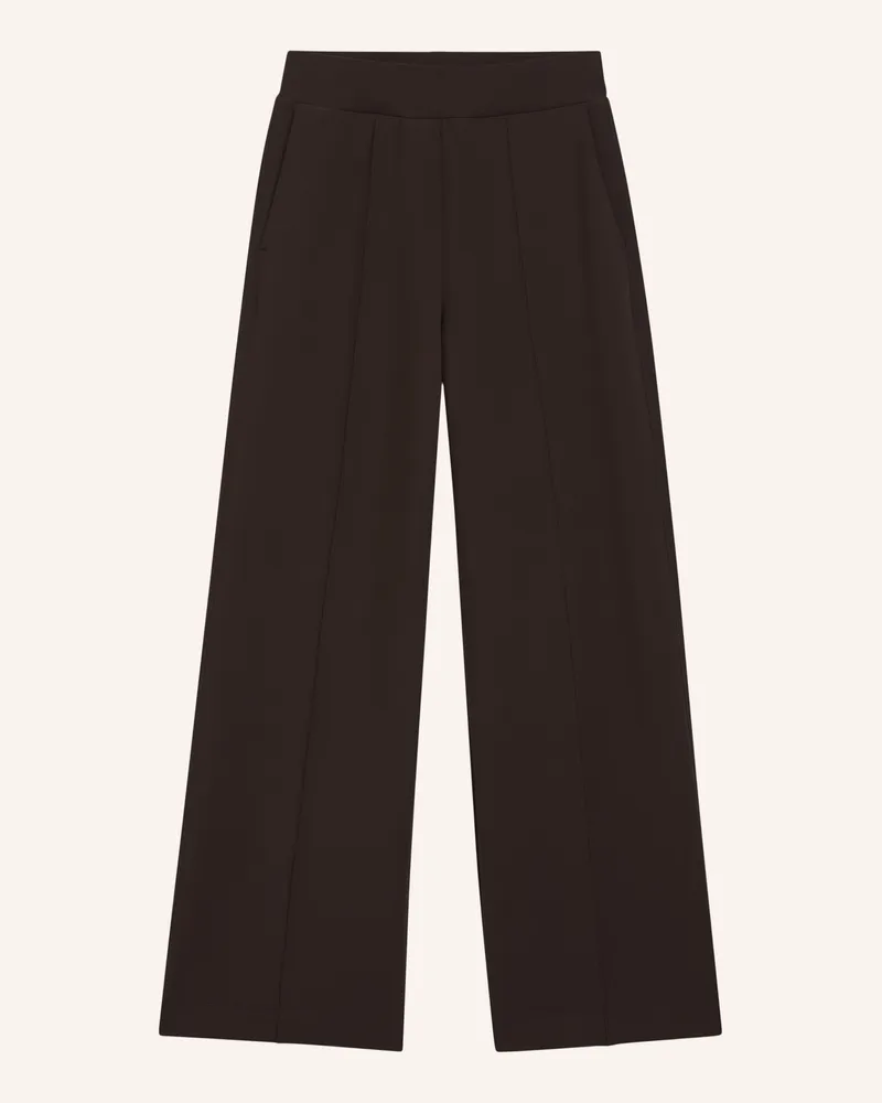 HUGO BOSS Casual Trousers Egapa Relaxed Fit braun Braun