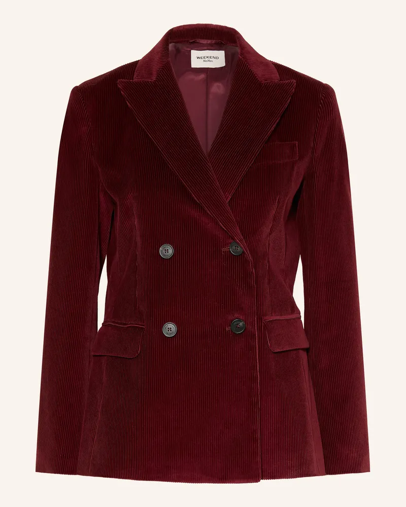 Max Mara Cordblazer Katanga rot Dunkelrot