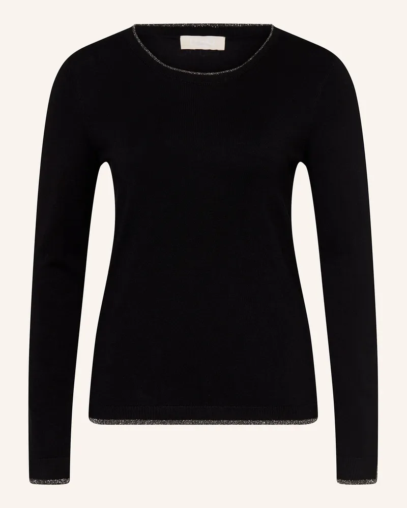 Liu Jo Pullover mit Glitzergarn Schwarz