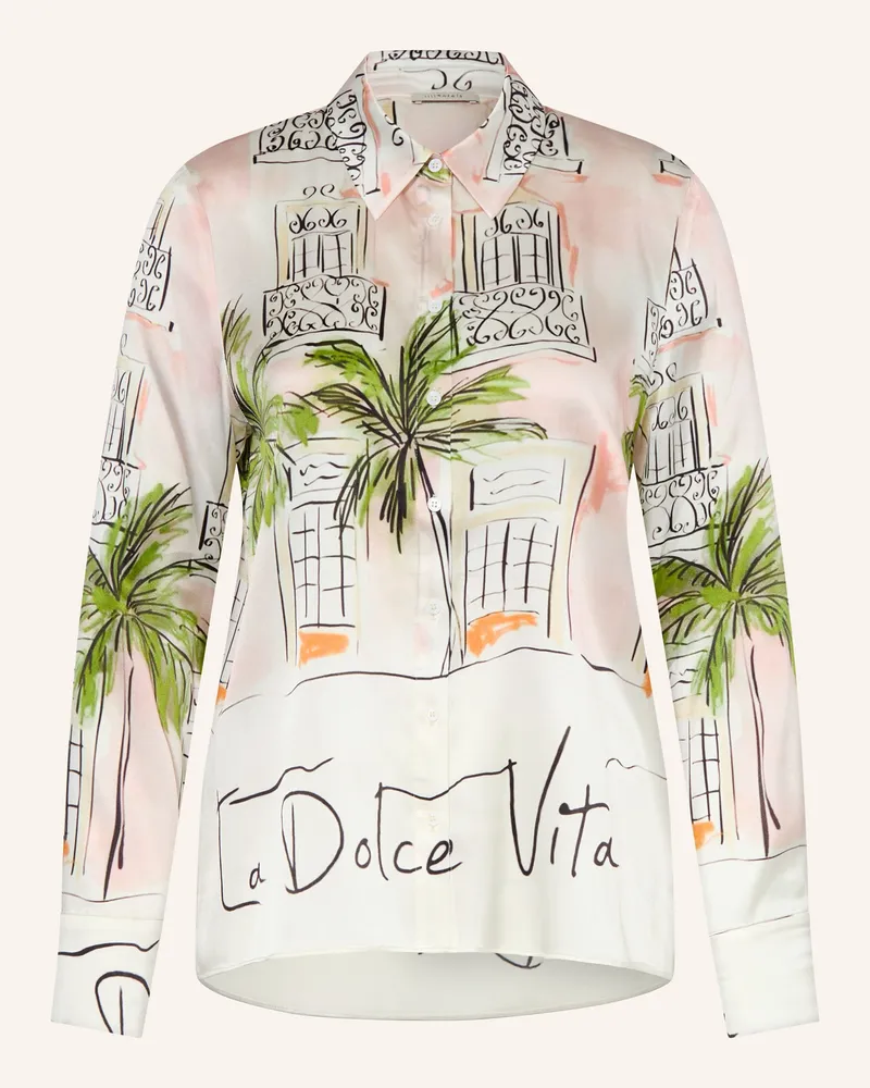 lilienfels Hemdbluse aus Seide Rosé