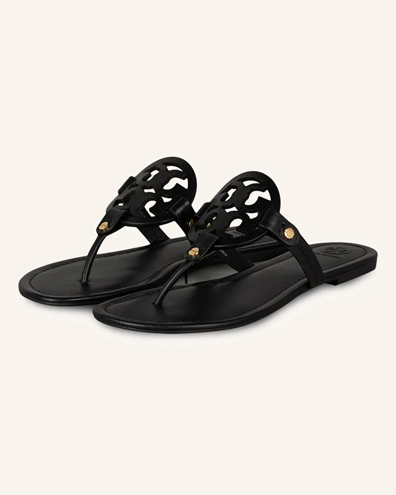 Tory Burch Zehentrenner Miller schwarz 001