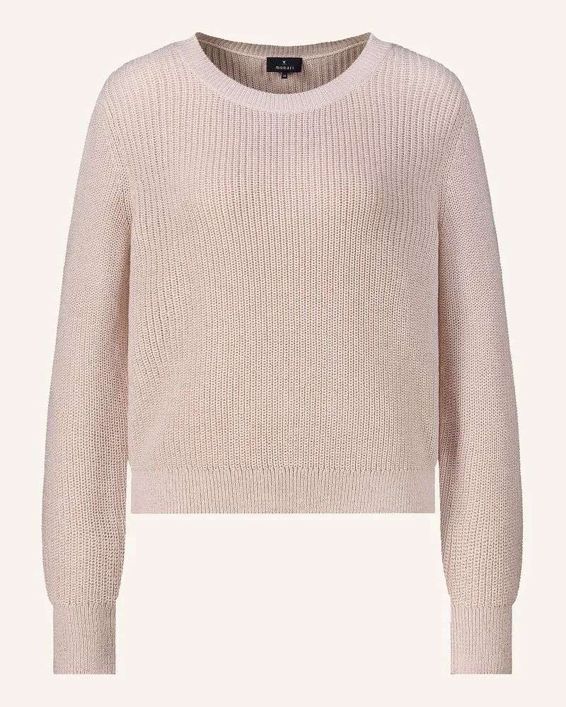 monari Pullover Mit Glitzergarn rosa Hellrosa