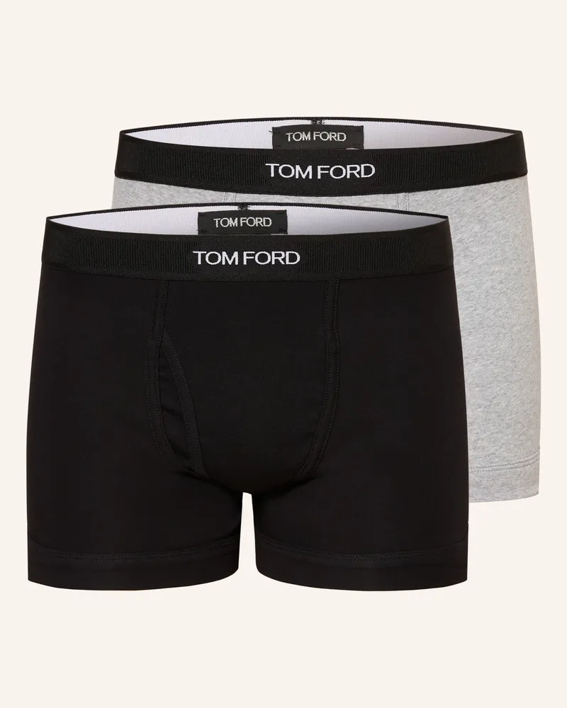 Tom Ford 2er-Pack Boxershorts schwarz Schwarz