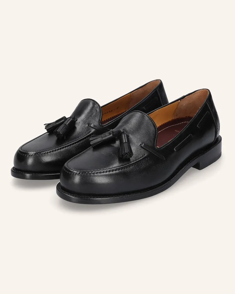 Heinrich Dinkelacker Loafer Wien Plain Tassel Np schwarz Schwarz