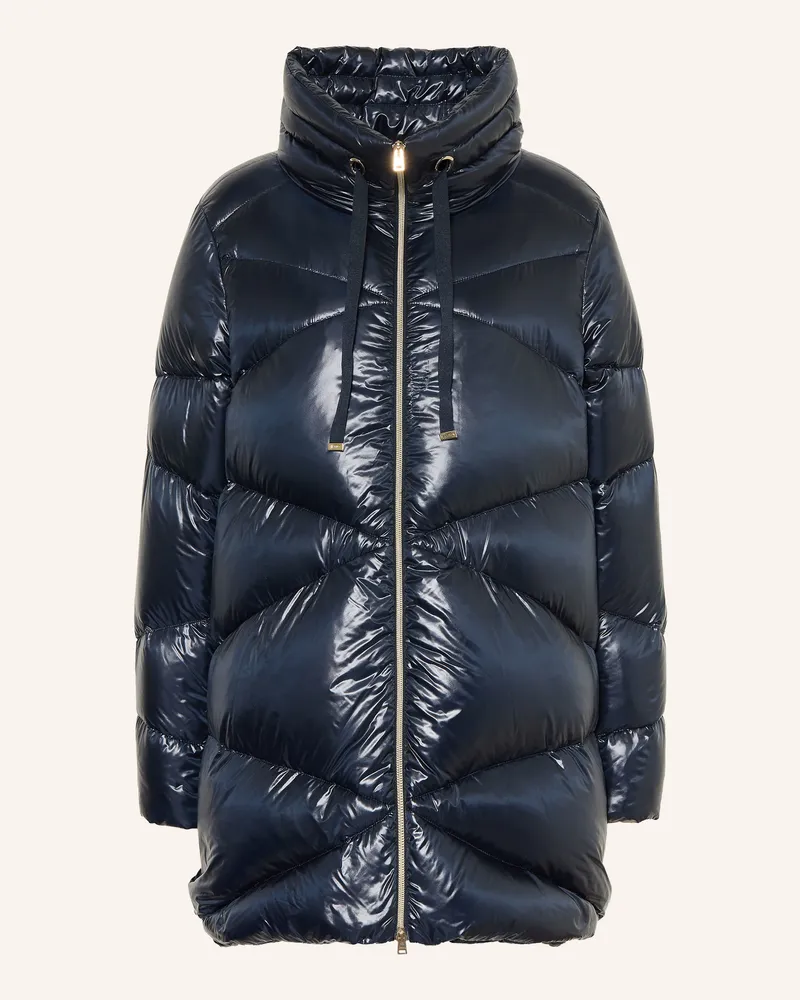 Herno Lightweight-Daunenmantel blau Dunkelblau