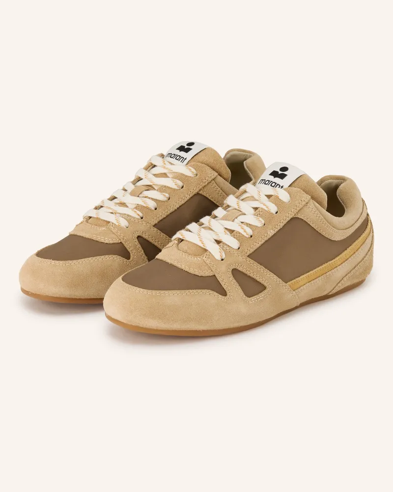 Isabel Marant Sneaker Senny Low gruen Beige