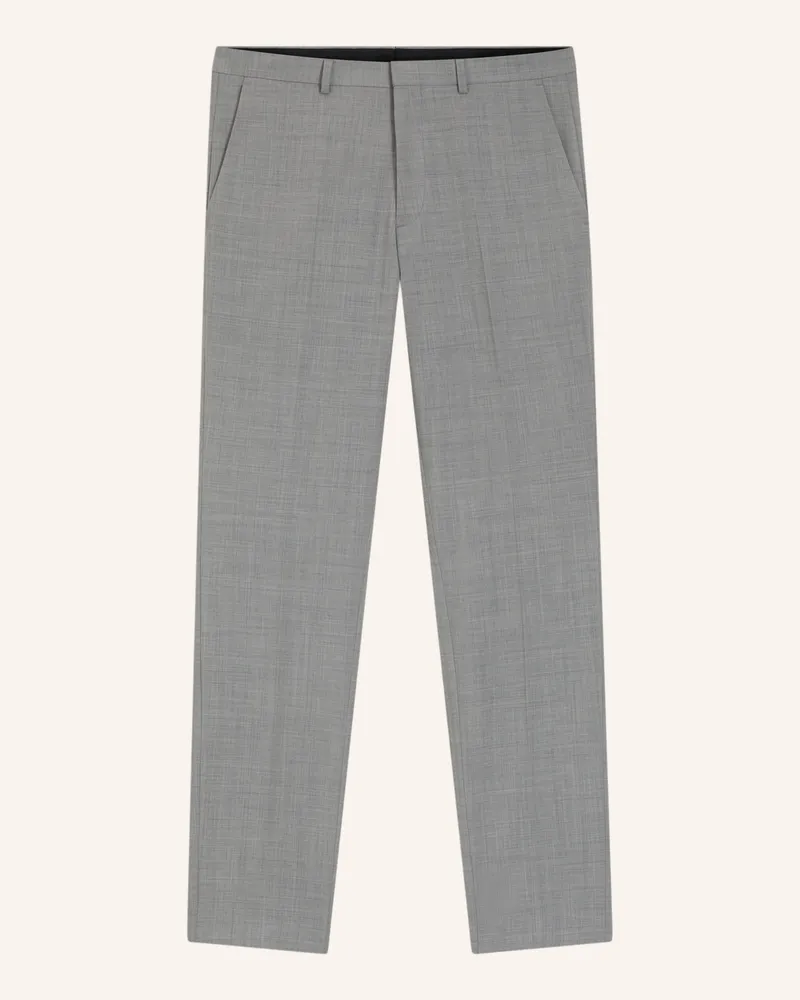 HUGO BOSS Business Hose HESTEN253X-MH Extra-Slim Fit Dunkelgrau