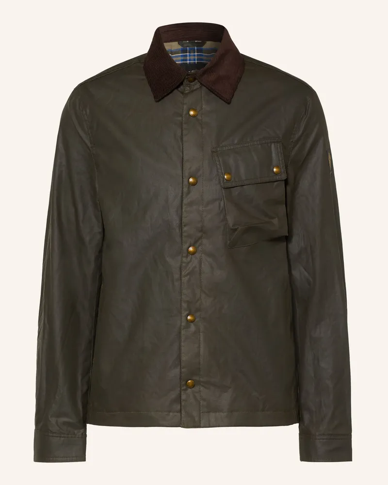 Belstaff Fieldjacket Ground gruen Oliv