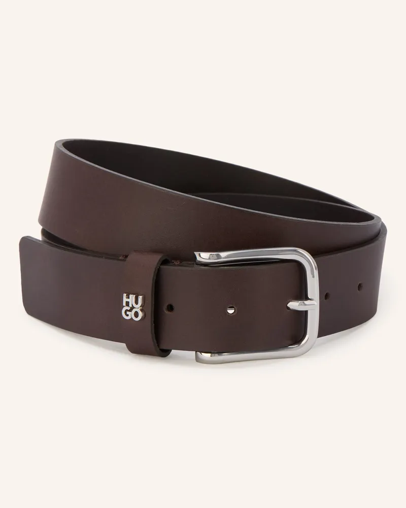 HUGO BOSS Ledergürtel Tina braun Dunkelbraun