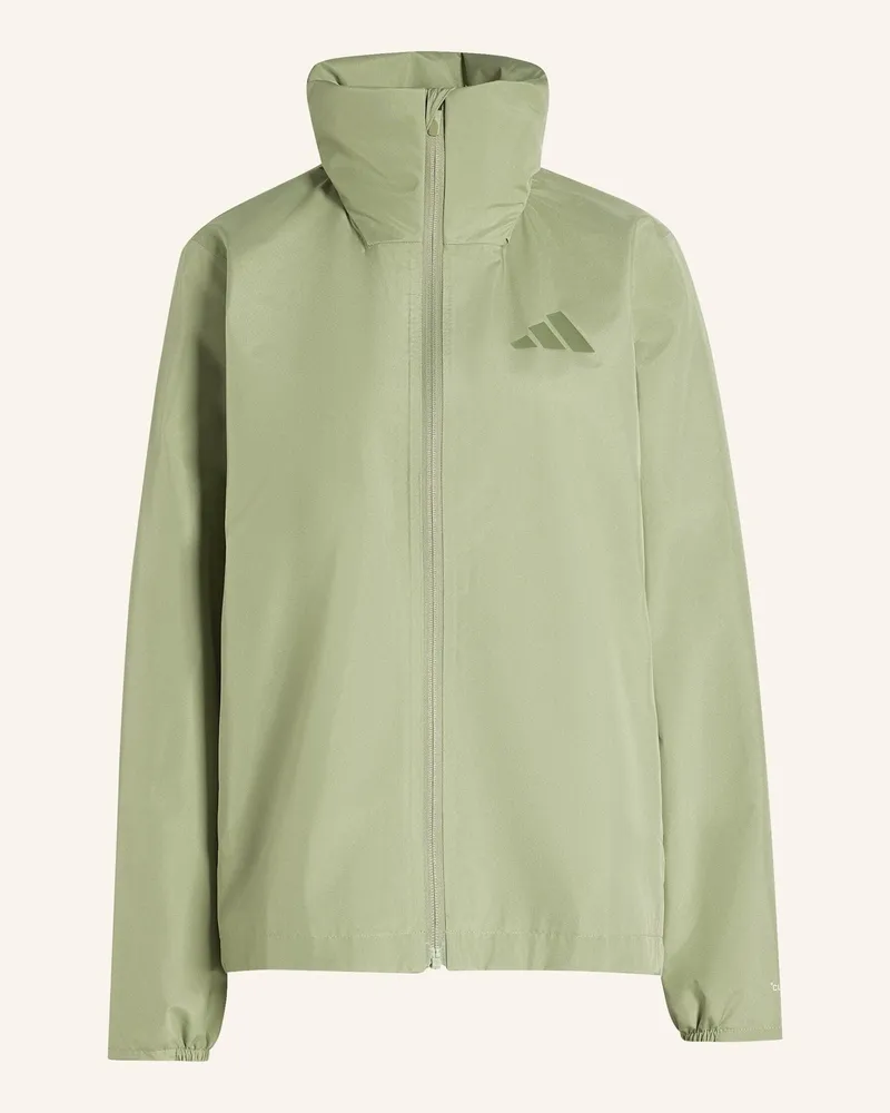 adidas Terrex Multi Essentials Climaproof Regenjacke, Zweilagig gruen Grün